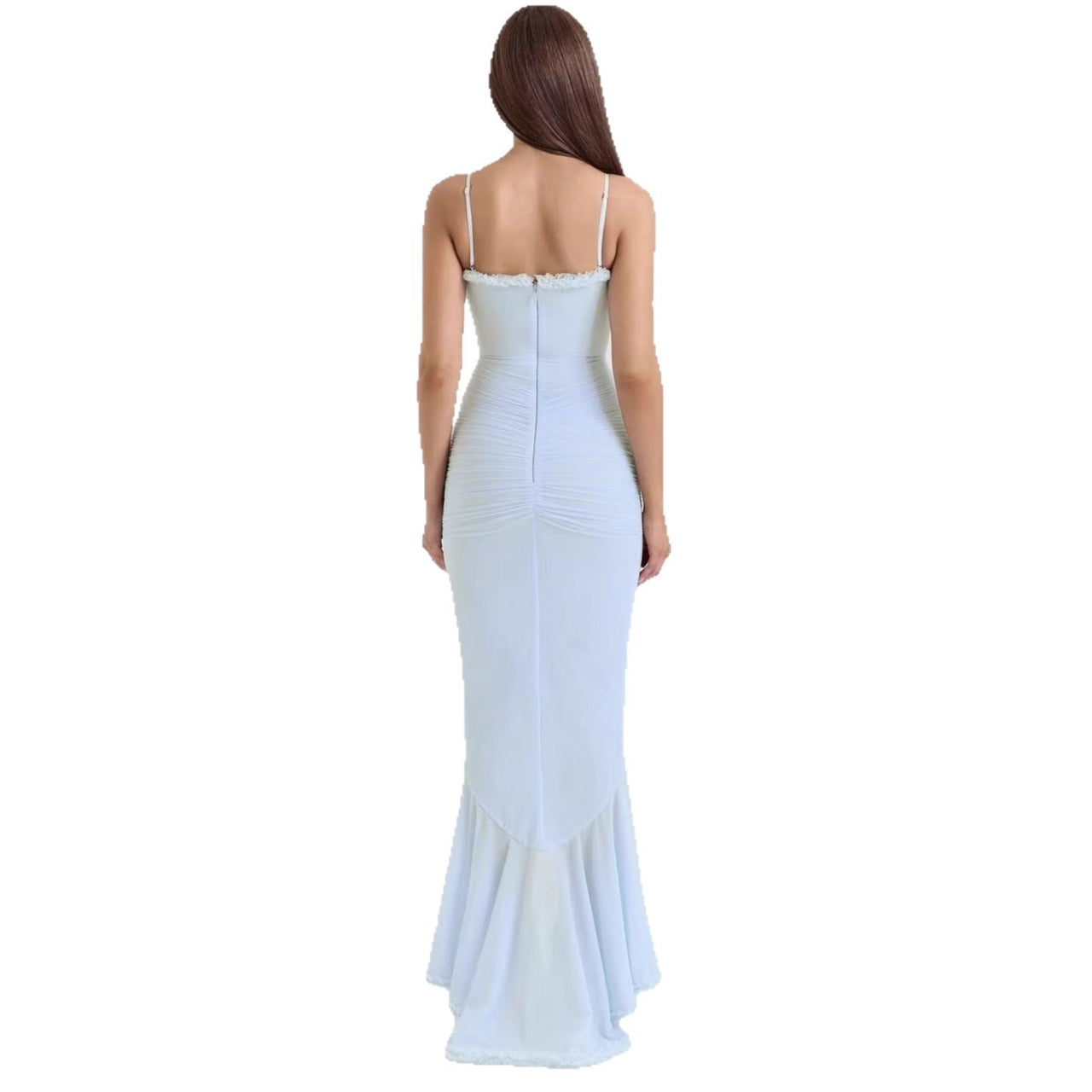 Irregular Slim-fit Slimming Suspender Skirt