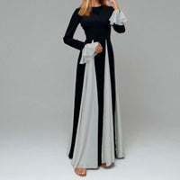 Fashion Temperament Camisole Contrast Color Loose Dress