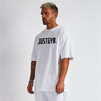 Muscle Men's Loose Workout Short Sleeve T-shirt