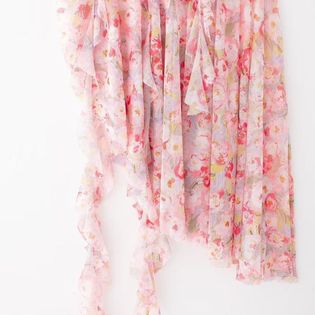 Net Slim Tube Top Dress Women