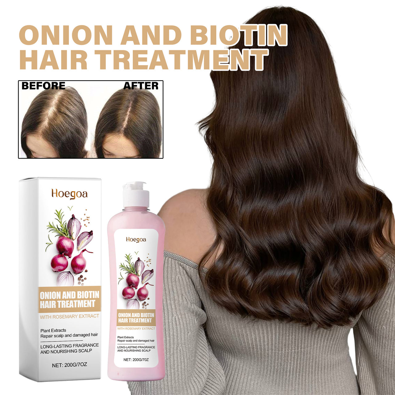 Hoegoa Hair Conditioner Is Soft, Glossy, Nourishing, Moisturizing, Non Greasy, Repairing Frizz, Splitting And Caring For Hair
