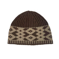 Diamond Color Matching Winter Warm Handmade Knitted Hat Children