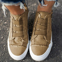 Increased canvas shoes