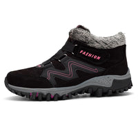 Men's And Women's Outdoor Cotton-padded Mid-top Sports Cotton Shoes