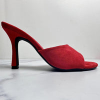 French Style Metal Leathern Stiletto Heel Women's Sandals
