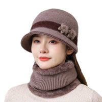 Knitted Rabbit Wool Old Lady Hat