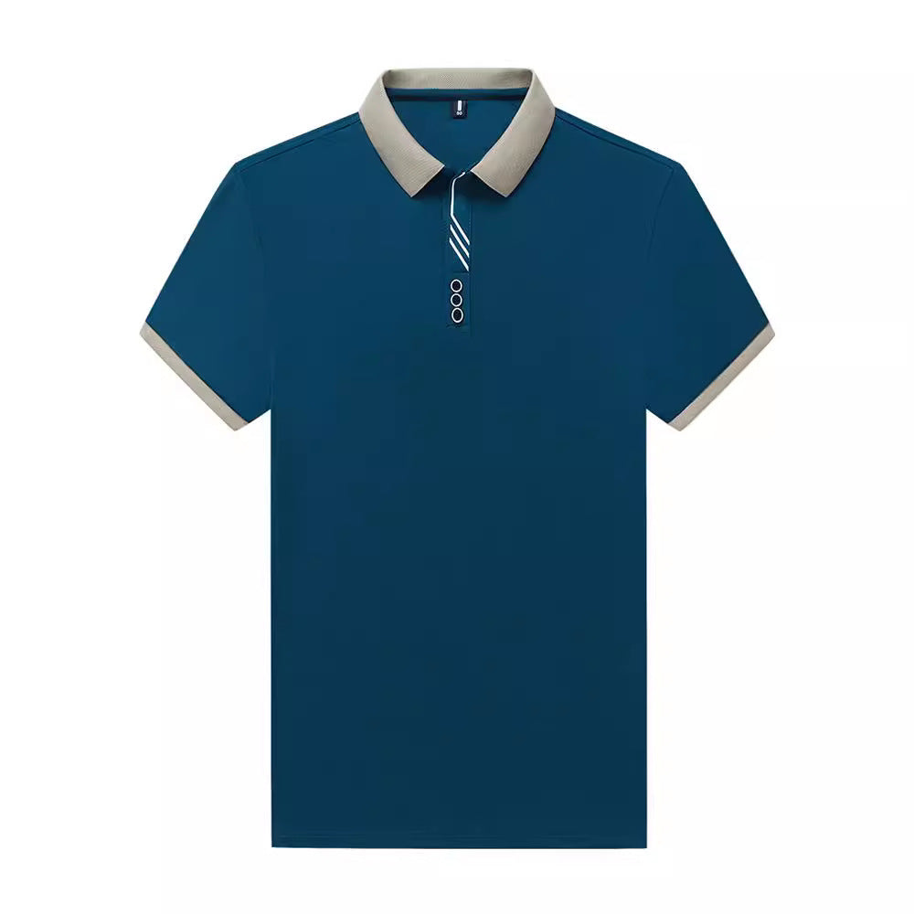 Men's Short-sleeved T-shirt Lapel Polo Shirt