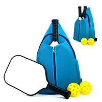Striped Outdoor Neoprene Travel Portable Crossbody Shoulder Tennis Pack