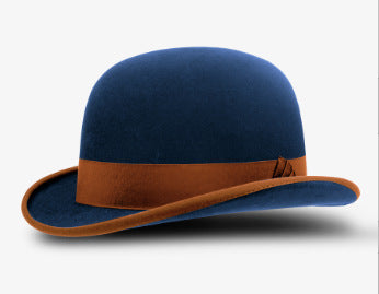 Elegant Bow Curling Woolen British Vintage Top Bucket Hat