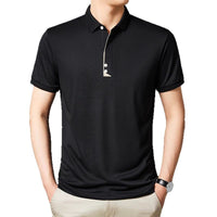 Men's Young And Middle-aged Business Casual Breathable Short Sleeve
