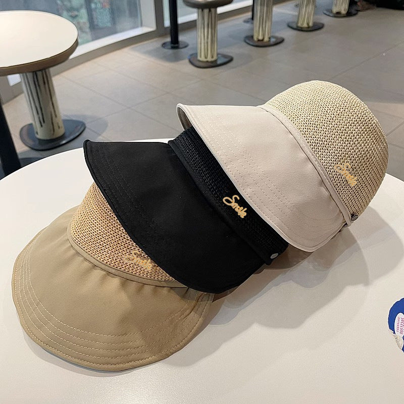 Summer Women's Peaked Cap Sun Protection Transparent Sun Hat