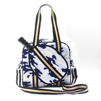 Striped Outdoor Neoprene Travel Portable Crossbody Shoulder Tennis Pack