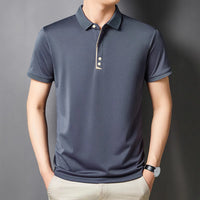 Men's Young And Middle-aged Business Casual Breathable Short Sleeve