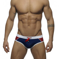 Color Matching Swim Briefs Close-fitting Simple Briefs