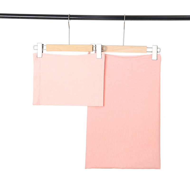 New Wide-brimmed Modal Monochrome Simple Ethnic Headscarf For Women