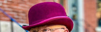 Elegant Bow Curling Woolen British Vintage Top Bucket Hat