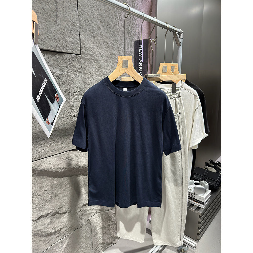 Luxury Quick-drying Hooded Simple Men's Short Sleeve