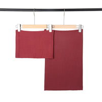 New Wide-brimmed Modal Monochrome Simple Ethnic Headscarf For Women