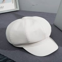 Temperament Korean Style Octagonal Pumpkin Hat Literary Style