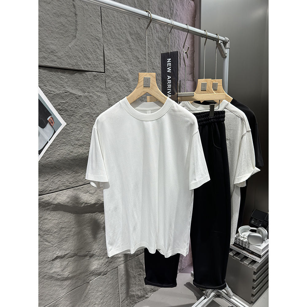 Luxury Quick-drying Hooded Simple Men's Short Sleeve