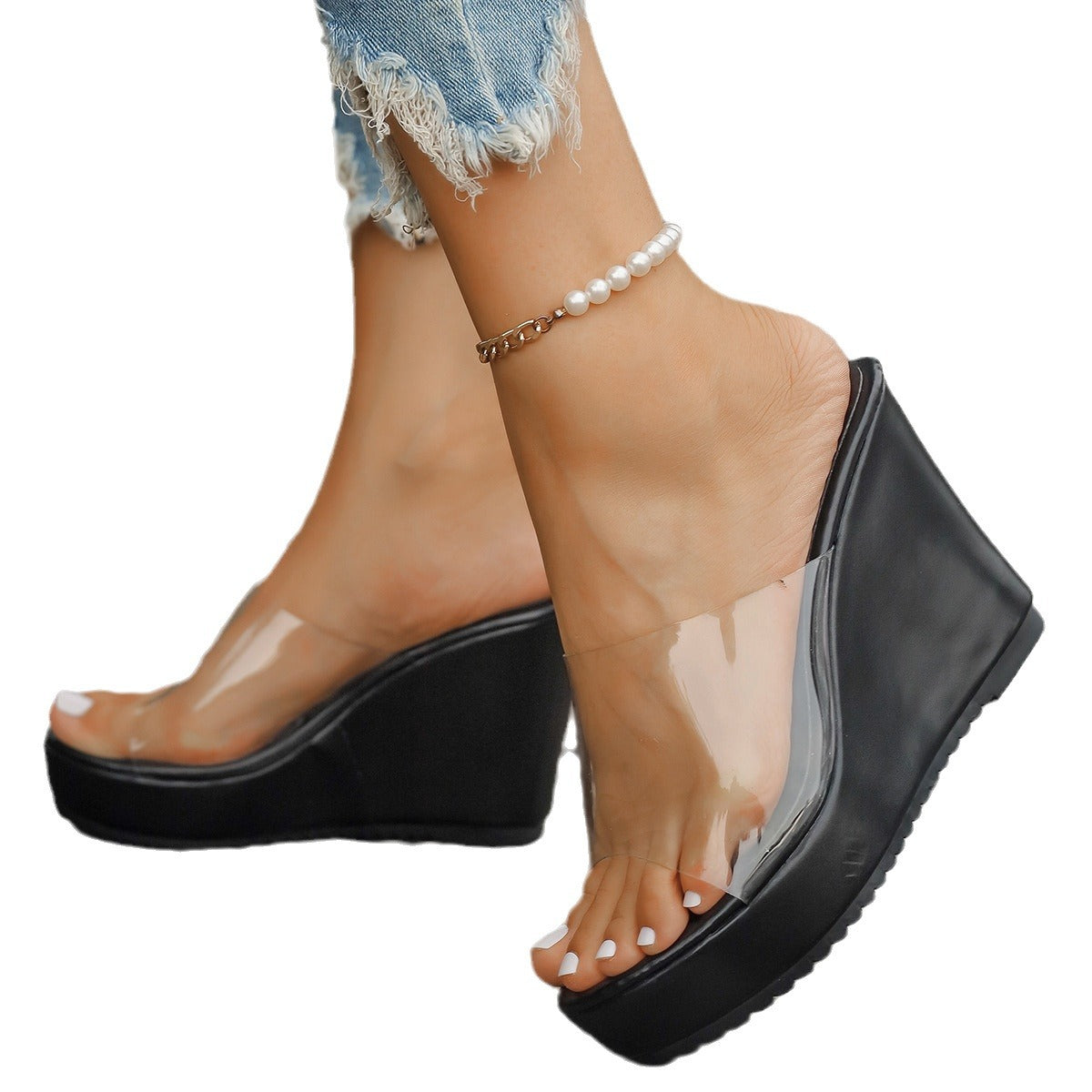 Fashion Wedge European And American Plus Size Sexy Sandals