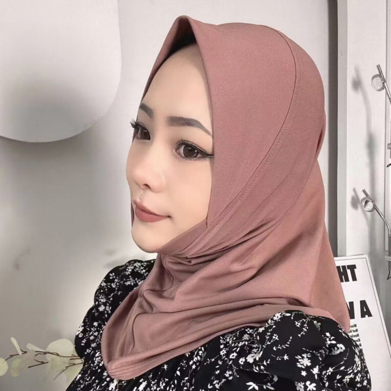 Simple And Versatile Sunscreen Solid Color Breathable Scarf