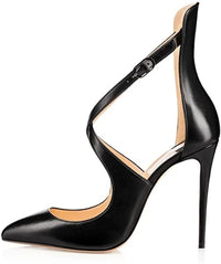 Women's Shoes Cross Strap Stiletto Heel