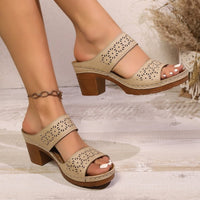 Plus Size Sandals Breathable Lightweight One-word