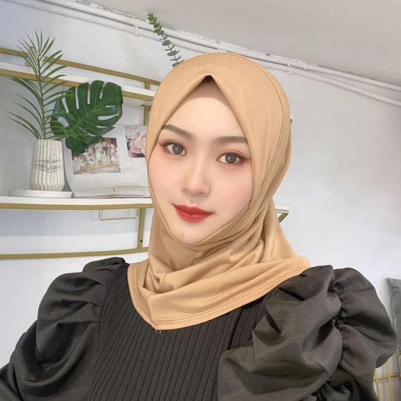 Simple And Versatile Sunscreen Solid Color Breathable Scarf