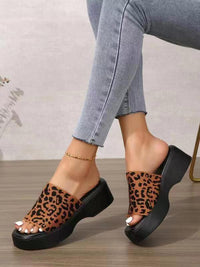 Women's Simple All-match Wedge Platform Slippers