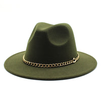 Broad-brimmed Hat Fashion Flat Brim Top Hat Men Women