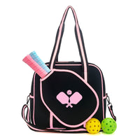 Striped Outdoor Neoprene Travel Portable Crossbody Shoulder Tennis Pack