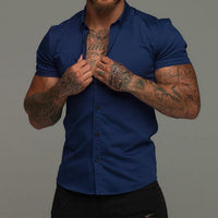 Muscle Men's Fitness Shirt Short Sleeve