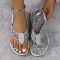 Fashion Personality Flat Beach Herringbone Women's Shoes