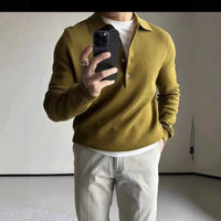 Knitted Long Sleeve Casual Bottoming Shirt