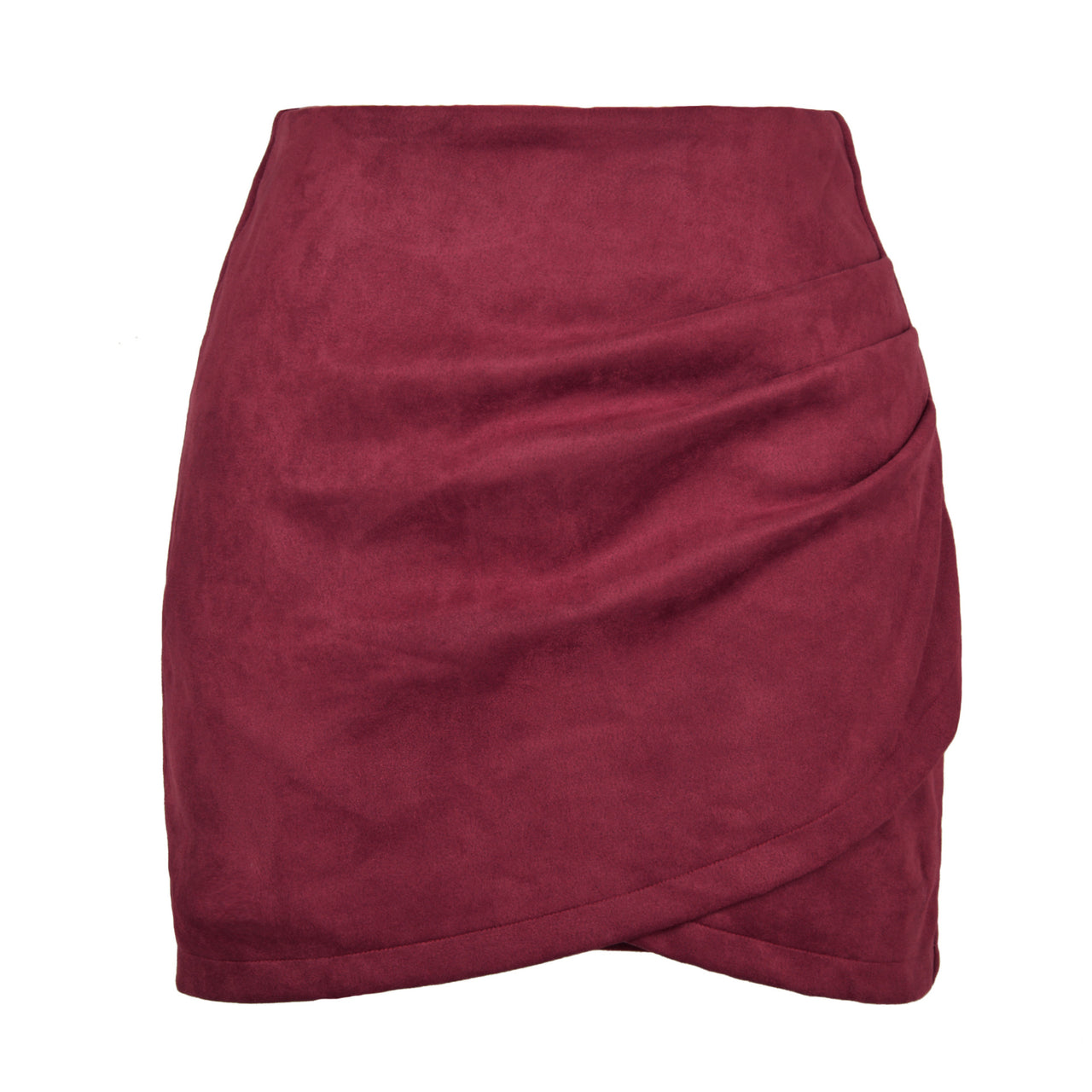 Solid Color Sheath Skirt Autumn And Winter Irregular Women's Clothing