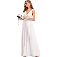 Evening Gown Plus And Extra Size Deep V-neck Dress