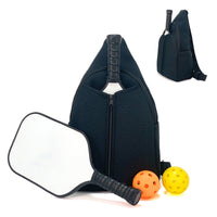 Striped Outdoor Neoprene Travel Portable Crossbody Shoulder Tennis Pack