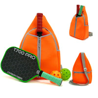 Striped Outdoor Neoprene Travel Portable Crossbody Shoulder Tennis Pack