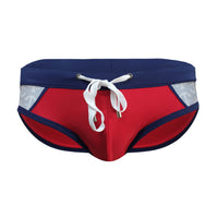 Color Matching Swim Briefs Close-fitting Simple Briefs