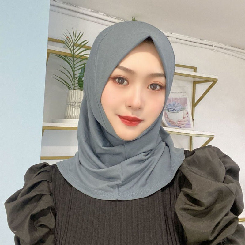 Simple And Versatile Sunscreen Solid Color Breathable Scarf