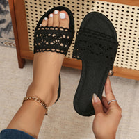 Women's Solid Color Breathable Home Slippers