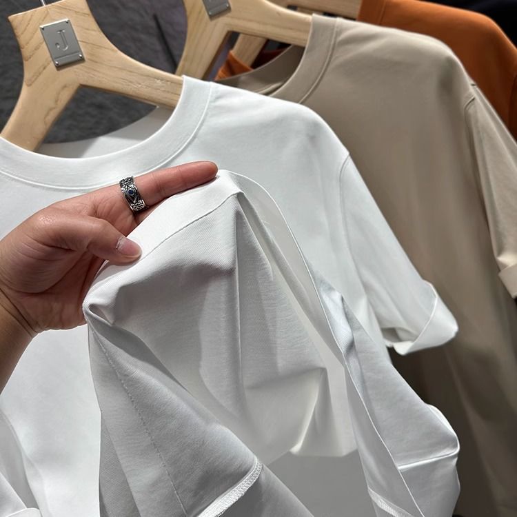 Luxury Quick-drying Hooded Simple Men's Short Sleeve