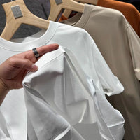 Luxury Quick-drying Hooded Simple Men's Short Sleeve