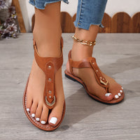 Summer New Foreign Trade Plus Size Flip-Toe Comfortable Outdoor Elastic Strap Sandals
