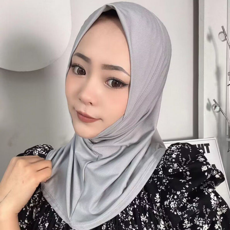 Simple And Versatile Sunscreen Solid Color Breathable Scarf