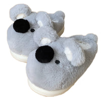 Female Cute Cartoon Toe Cap Cotton Slippers