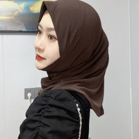 Simple And Versatile Sunscreen Solid Color Breathable Scarf