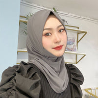 Simple And Versatile Sunscreen Solid Color Breathable Scarf
