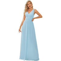 Evening Gown Plus And Extra Size Deep V-neck Dress